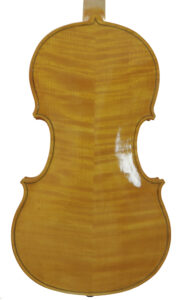 Back plate of violin called Devotion